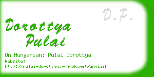 dorottya pulai business card